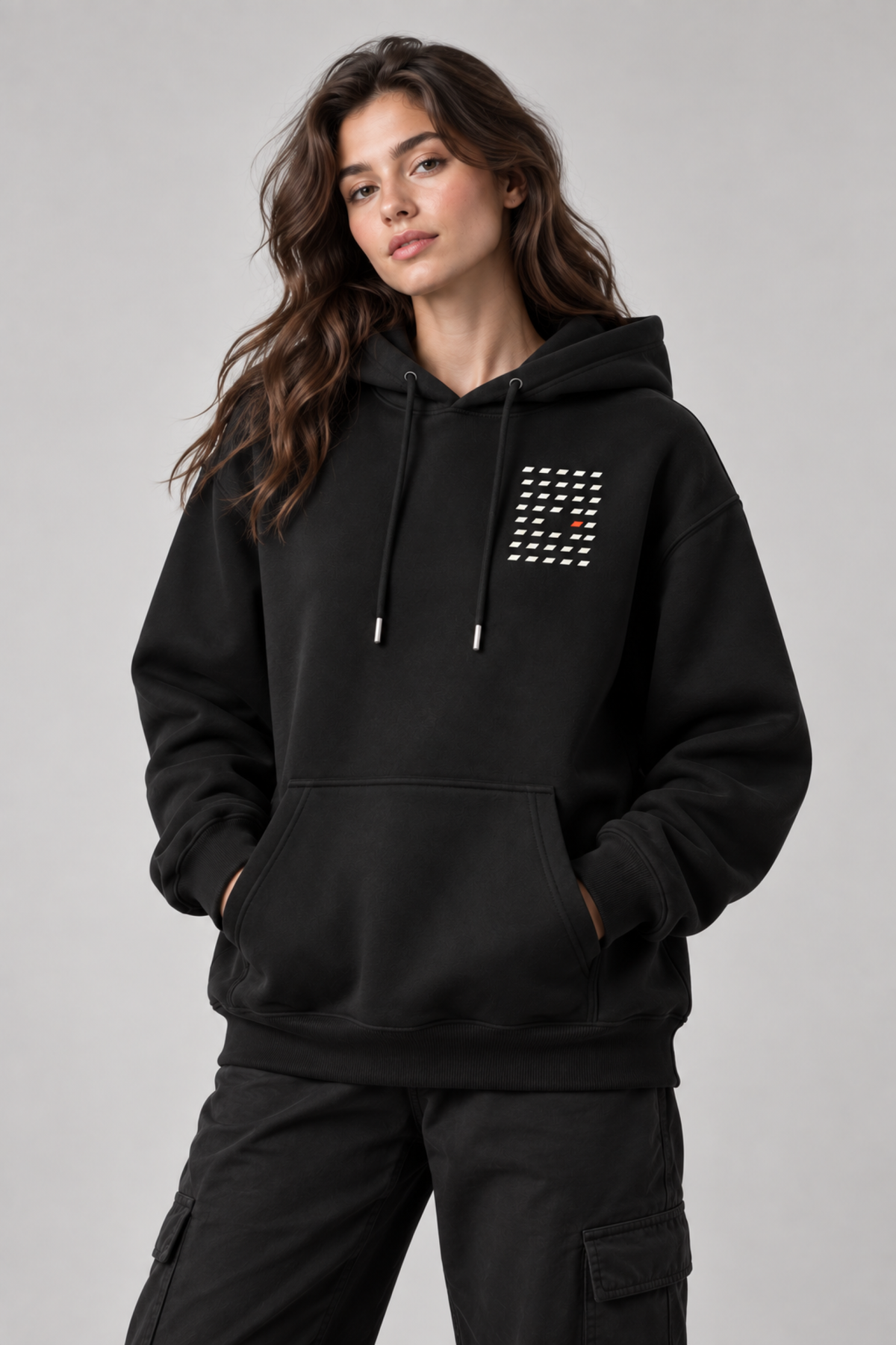 Aralık Premium Siyah Hoodie
