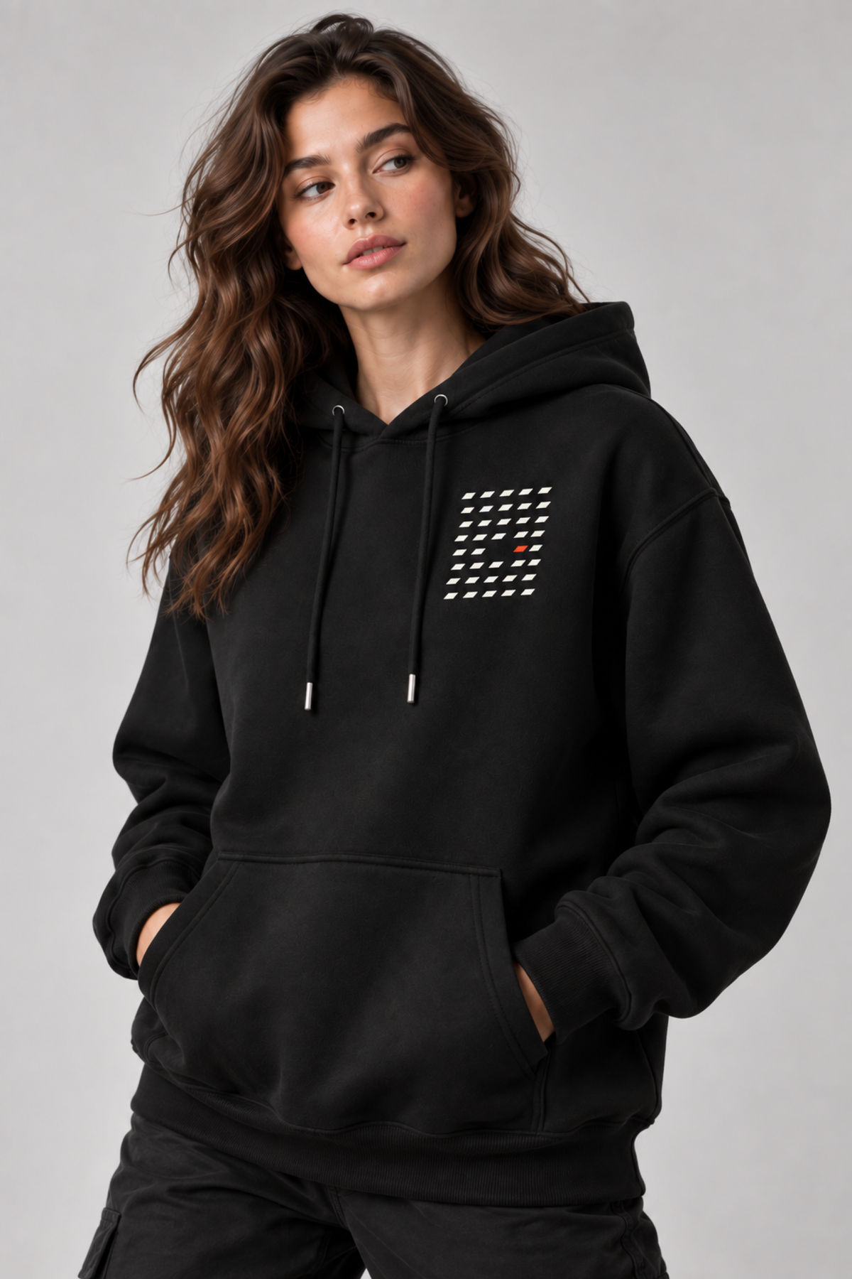 Aralık Premium Siyah Hoodie