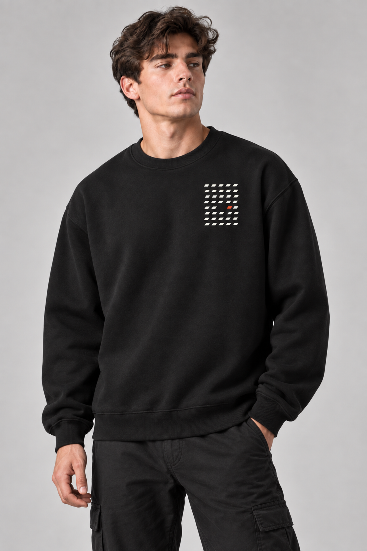 Aralık Premium Siyah Sweatshirt