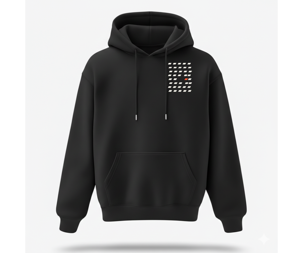 Aralık Premium Siyah Sweatshirt tasarım önizlemesi