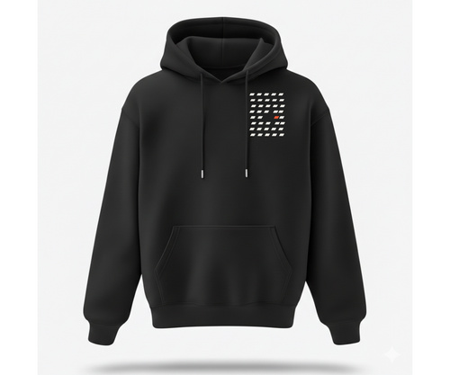 Aralık Premium Siyah Sweatshirt tasarım önizlemesi