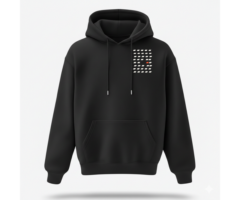Aralık Premium Siyah Sweatshirt tasarım önizlemesi