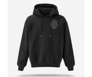 Gözenek Premium Siyah Hoodie tasarım önizlemesi