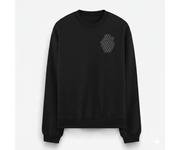 Gözenek Premium Siyah Sweatshirt tasarım önizlemesi