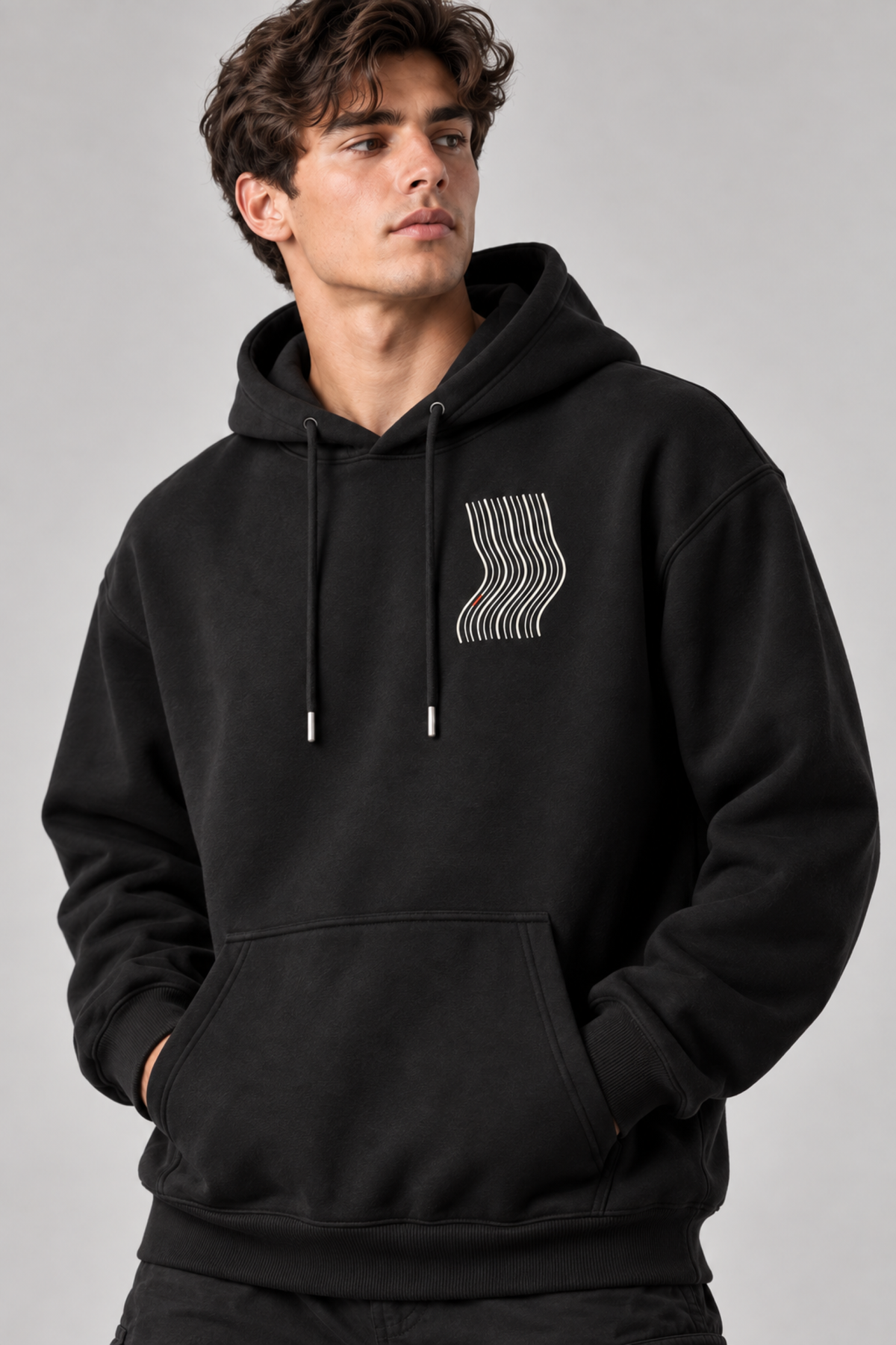 Kavis Premium Siyah Hoodie
