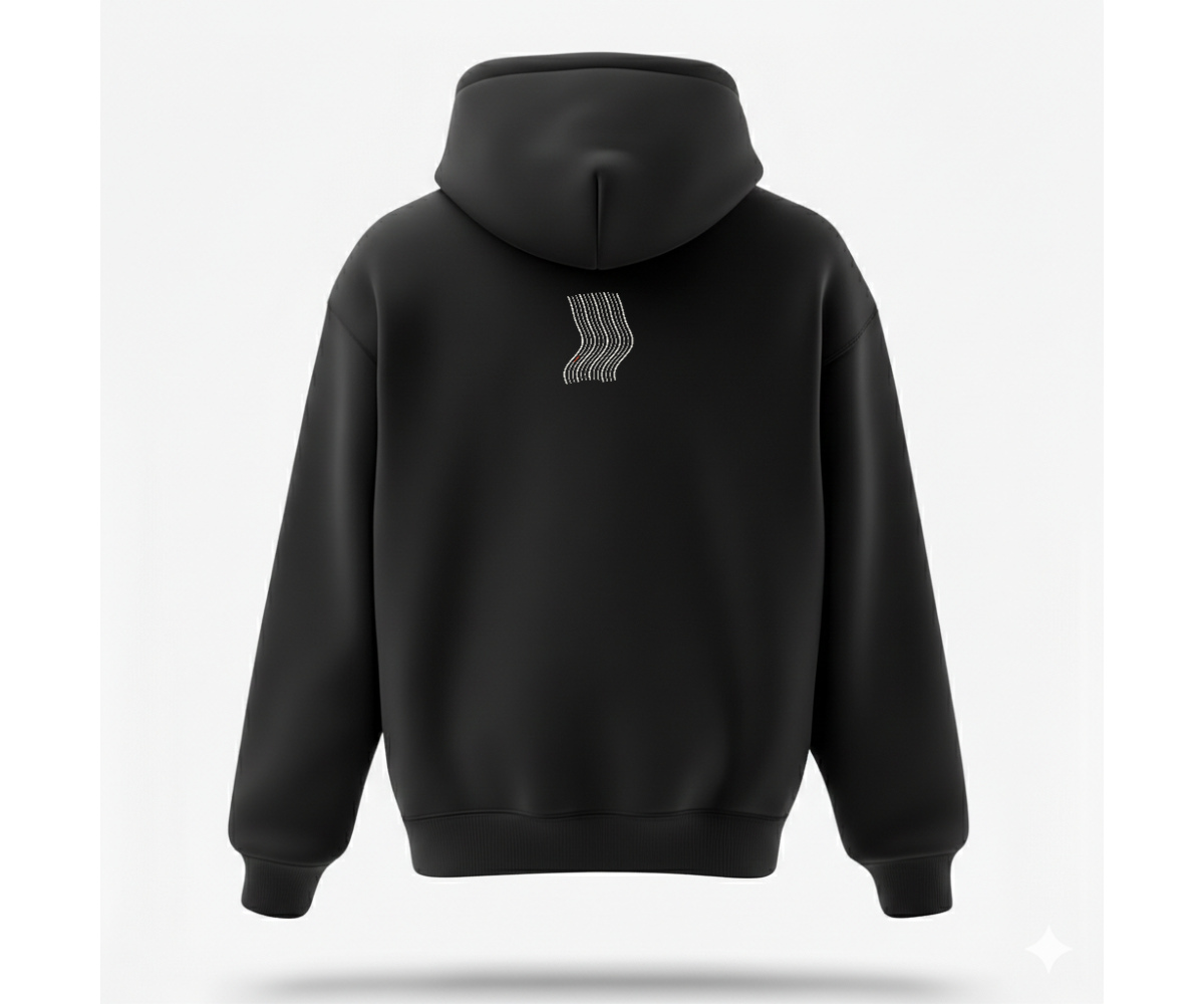 Kavis Premium Siyah Hoodie