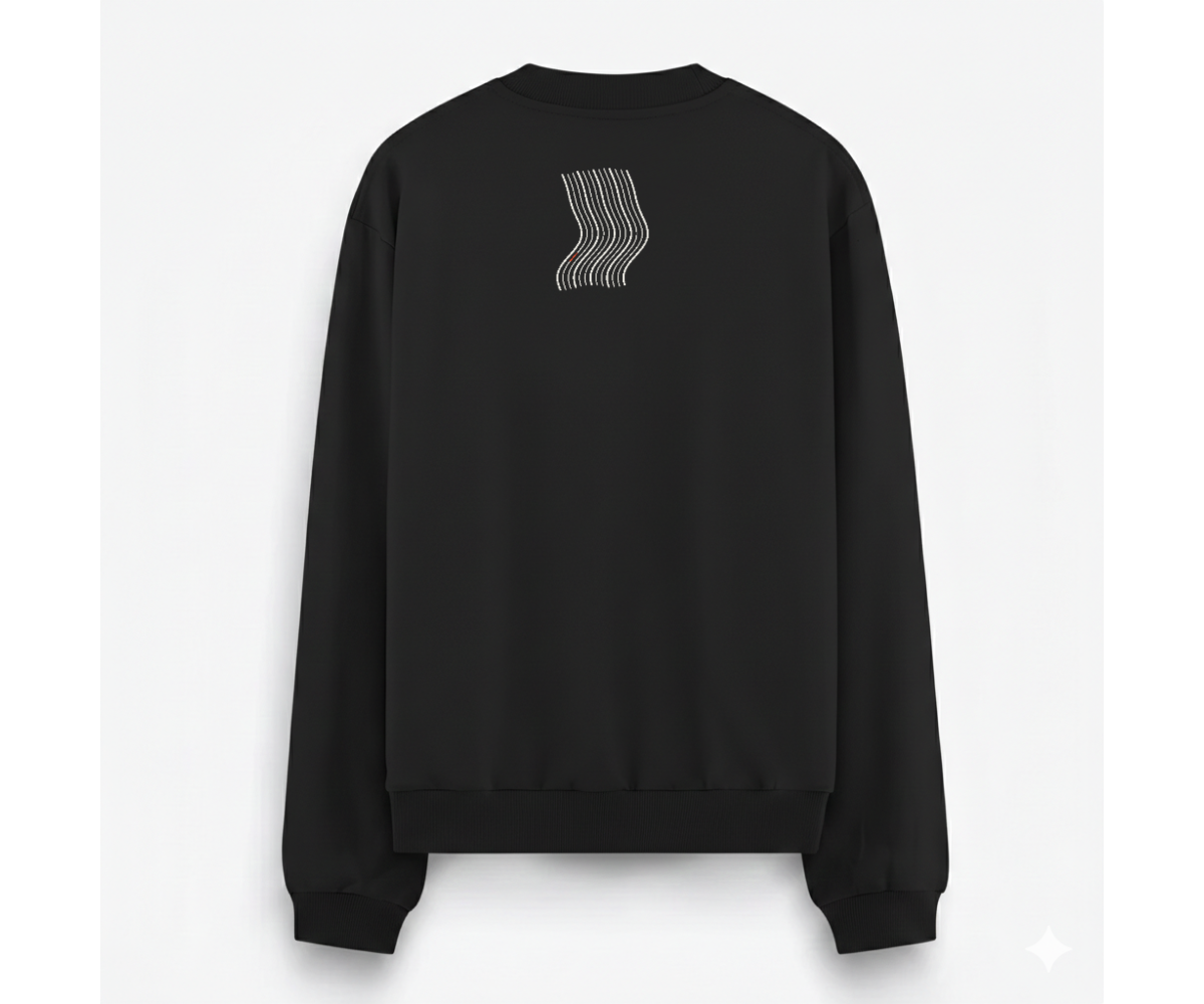 Kavis Premium Siyah Sweatshirt